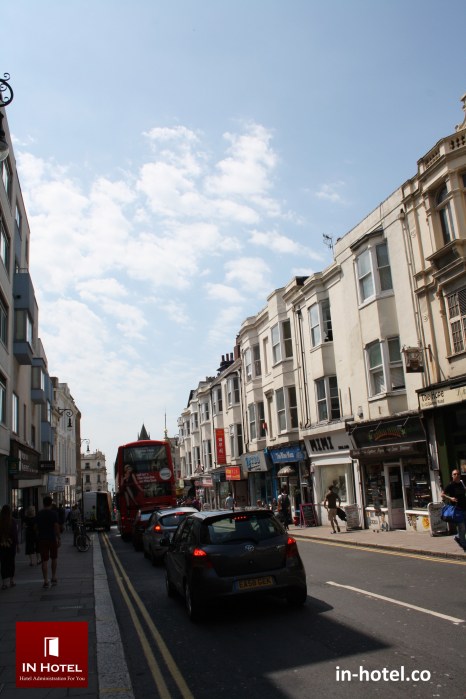 On the way to the sea. Brighton